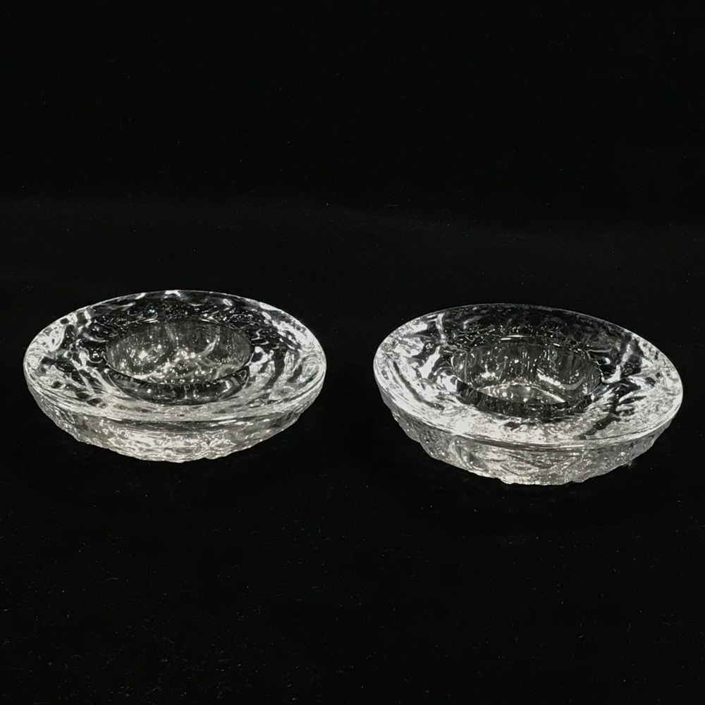 5 th Avenue Crystal Pair Tea Light Holdes